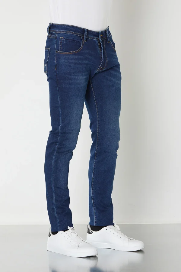 ADAM- DENIM SLIM FELPA LAV.MEDIO SCURO – UTA6116