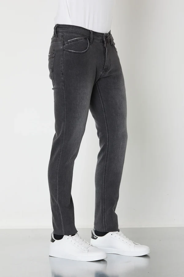 MIRKO- DENIM SKINNY GRIGIO – UTA6119