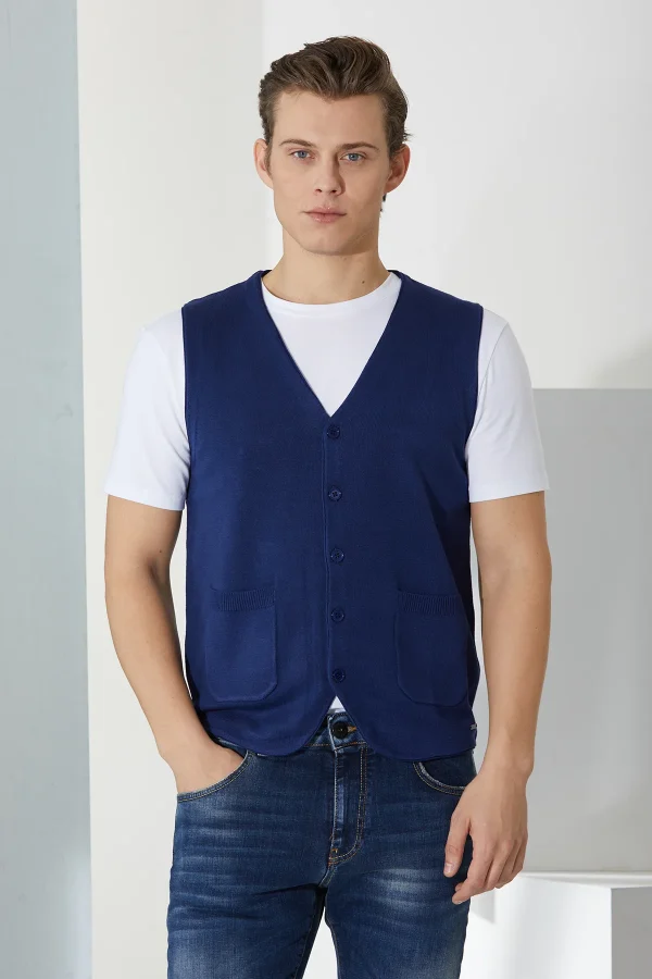 gilet con taschini – UTA6407