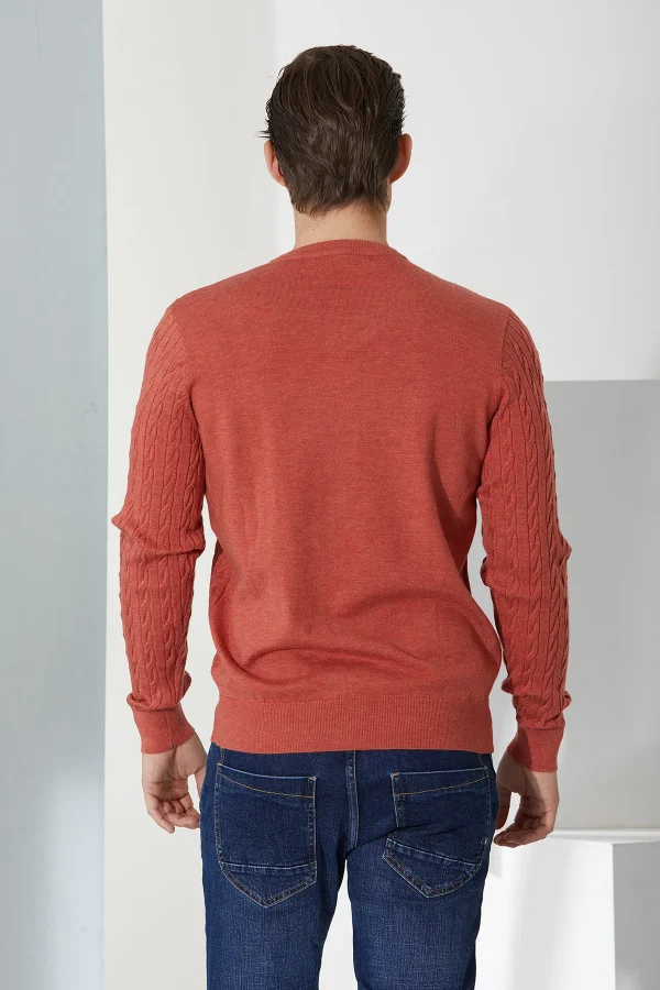 girocollo con treccia merinos gauge 12 – UTA6420