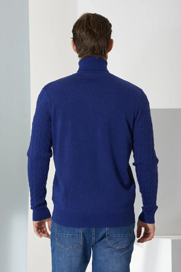 dolcevita con treccia merinos gauge 12 – UTA6421