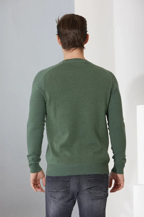 girocollo maglia operata merinos gauge 12 – UTA6424