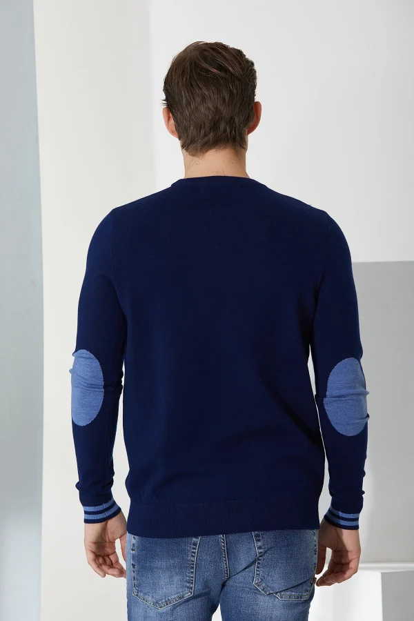 girocollo con toppa merinos gauge 12 – UTA6454