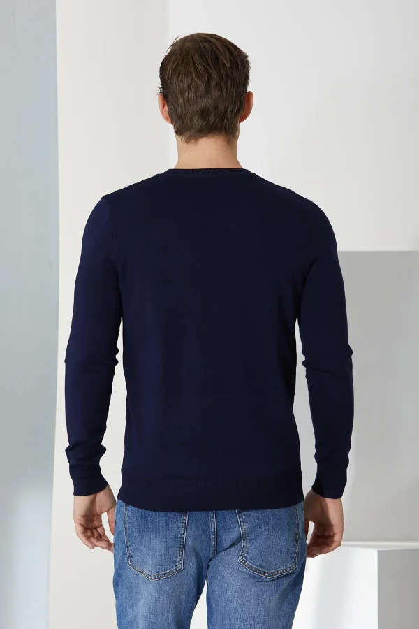 girocollo con lavorazione con taschino gauge 12 – UTA6457