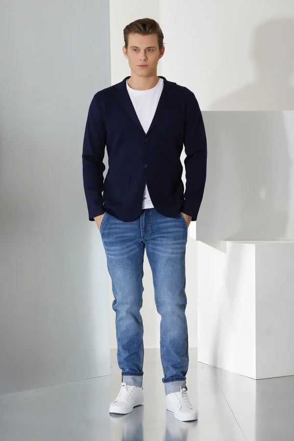 JACK ONE- DENIM SLIM T. AMERICA LAV. CHIARO – UTA6126