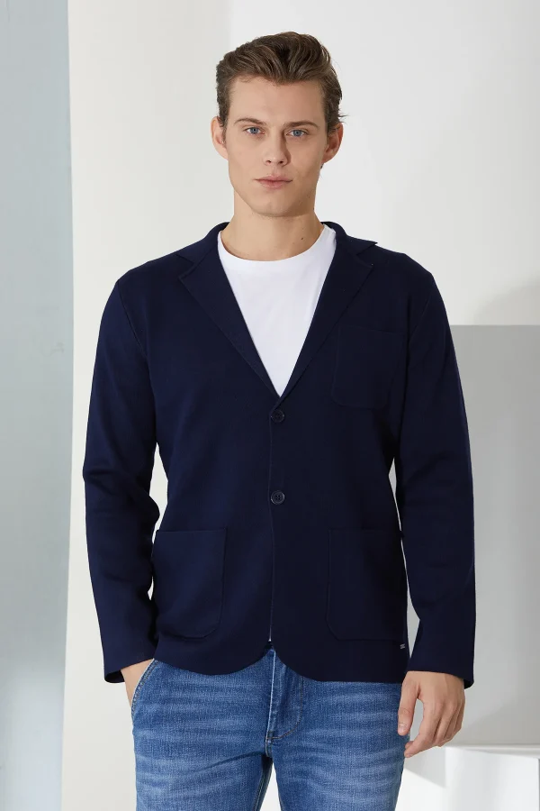 giacca uomo gauge 5 doppia maglia – UTA6489