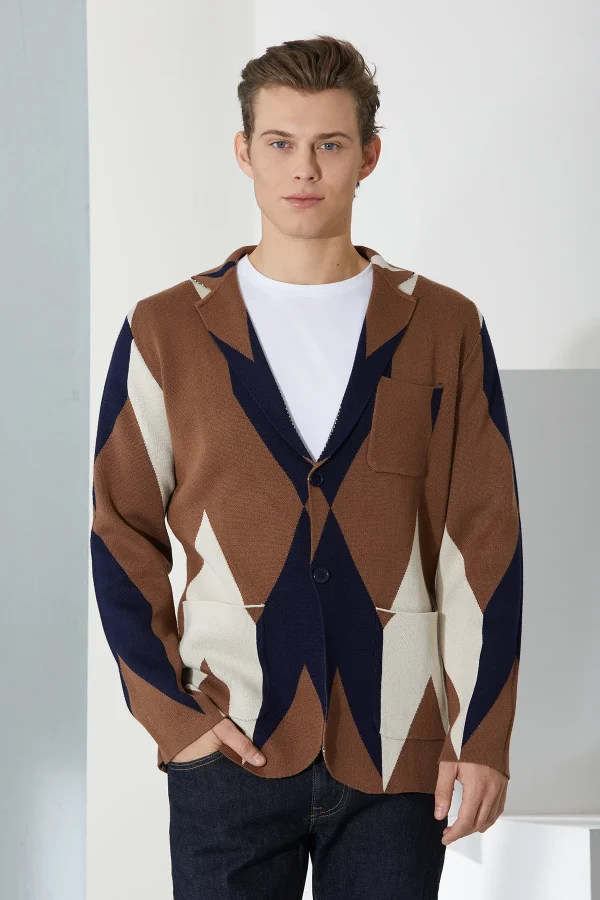 giacca uomo con rombi – UTA6490