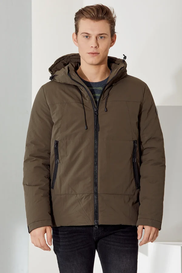 GIUBBOTTO CON CAPPUCCIO GOFFRATO – UTA6901