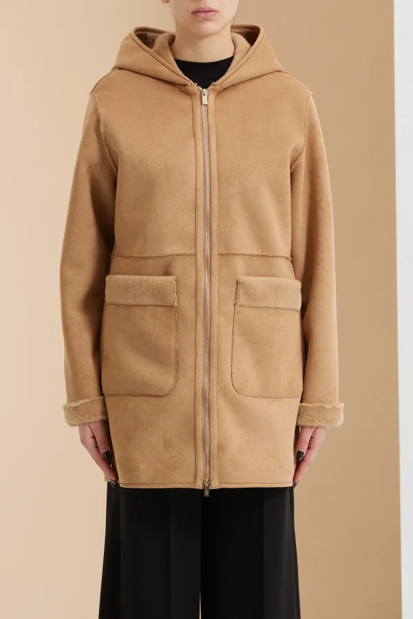 MONTONE MIDI CON CAPPUCCIO ZIP – DTA8305