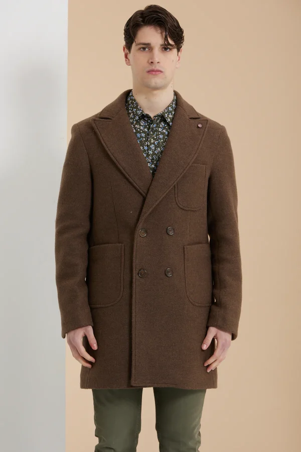 CAPPOTTO DOPPIOPETTO LANA TESS. CAPMOON 600 – UTA7417