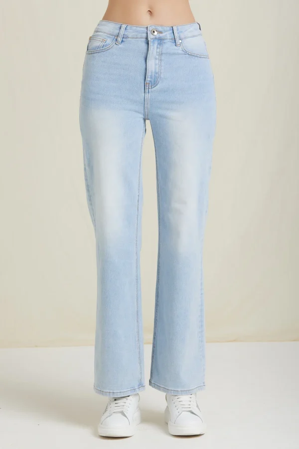 DOLL-DENIM FLARE LAVAGGIO CHIARO – DKE8207