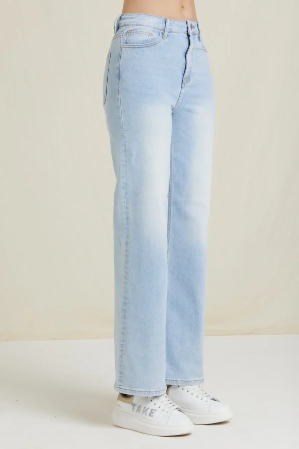 DOLL-DENIM FLARE LAVAGGIO CHIARO – DKE8207
