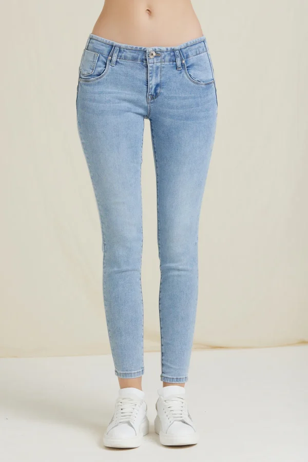 RUBY-DENIM SKINNY LAVAGGIO CHIARO – DKE8209