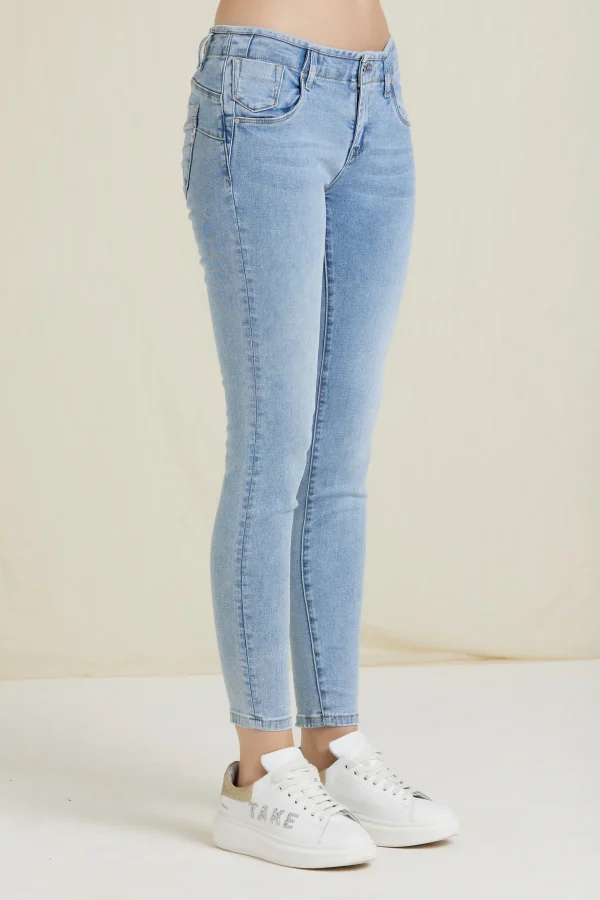 RUBY-DENIM SKINNY LAVAGGIO CHIARO – DKE8209