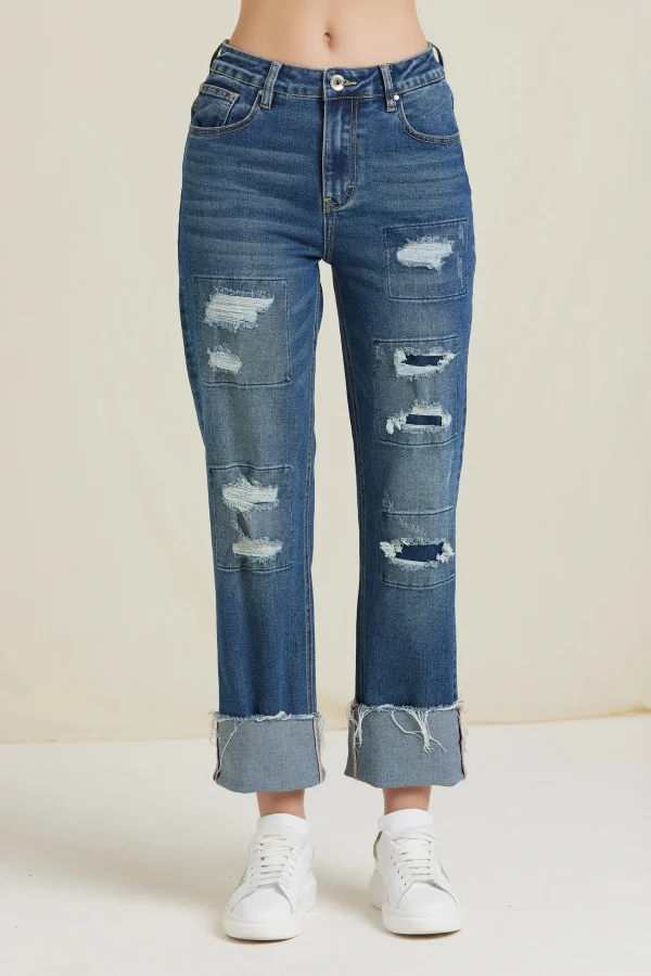 YARA-DENIM RELAXED LAVAGGIO MEDIO – DKE8212