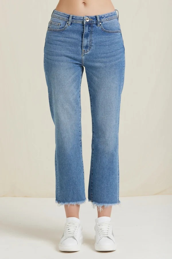 MANDY-DENIM STRAIGHT LAVAGGIO CHIARO – DKE8214