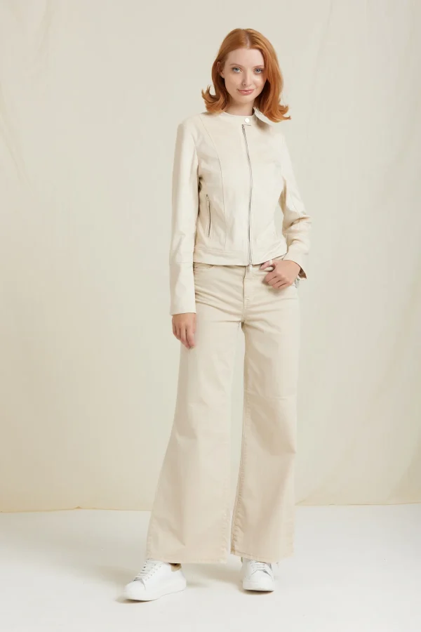 MARY-WIDE LEG IN GABARDINA – DKE8253