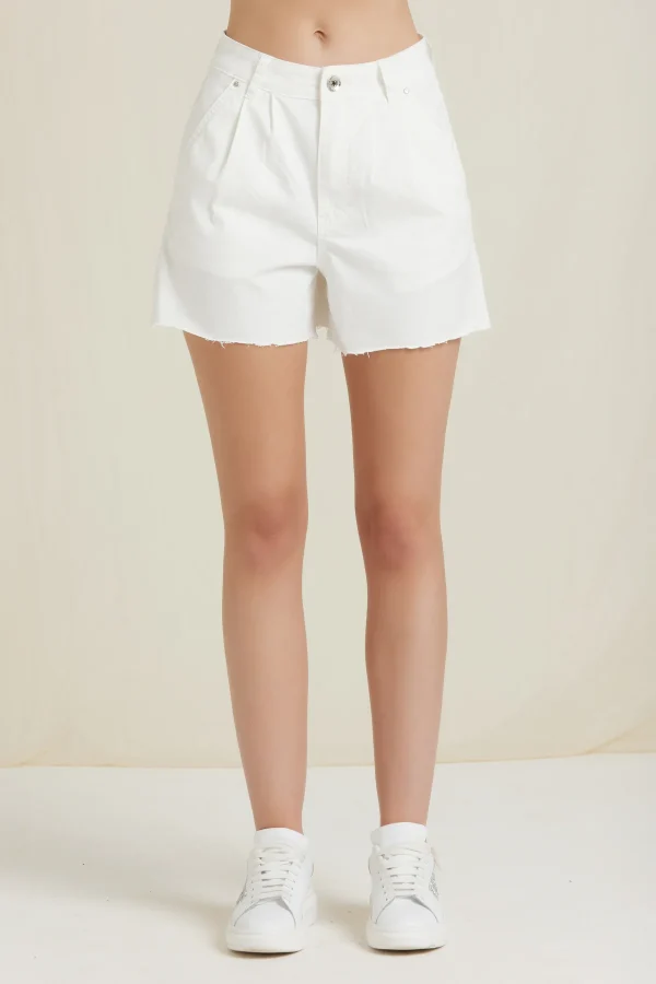 FOLD-SHORT BAGGY IN GABARDINA – DKE8267