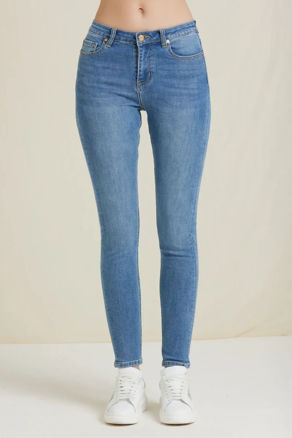 SOFIA-DENIM SLIM LAVAGGIO CHIARO – DKE8318