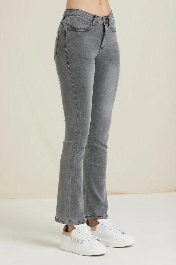 LAYRA-DENIM FLARE BLACK – DKE8321