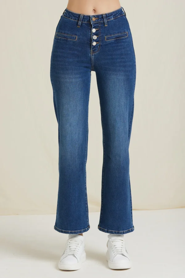 MARTY-DENIM FLARE LAVAGGIO MEDIO – DKE8324