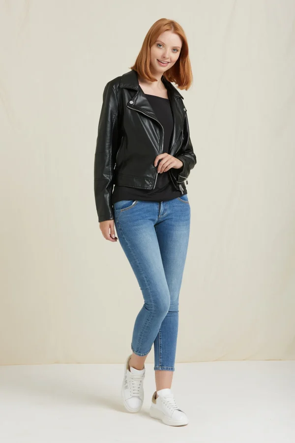 JENNIFER-DENIM STRAIGHT LAVAGGIO MEDIO – DKE8329