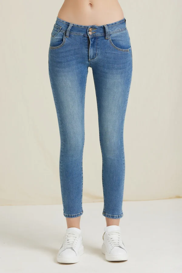 JENNIFER-DENIM STRAIGHT LAVAGGIO MEDIO – DKE8329