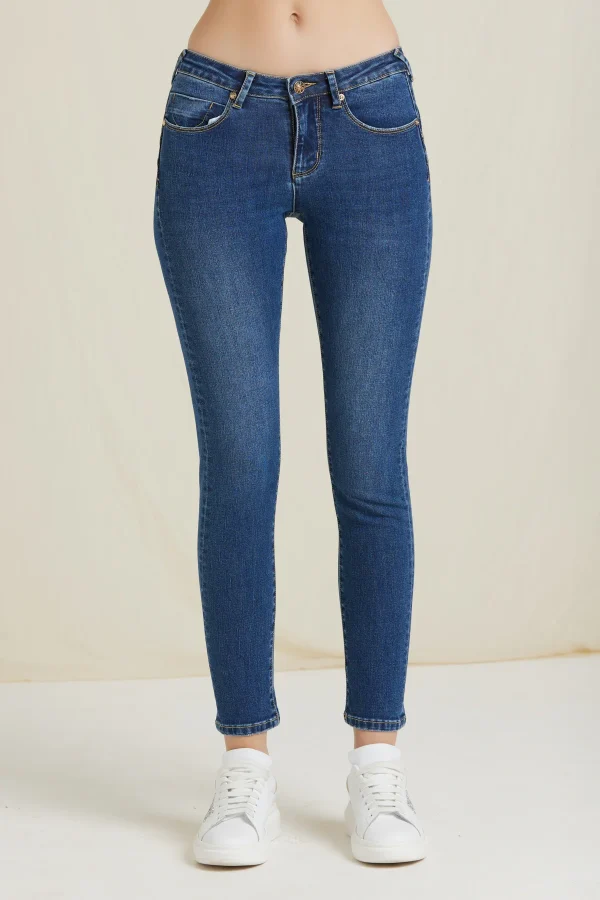 CARLA-DENIM PUSH UP LAVAGGIO MEDIO – DKE8333