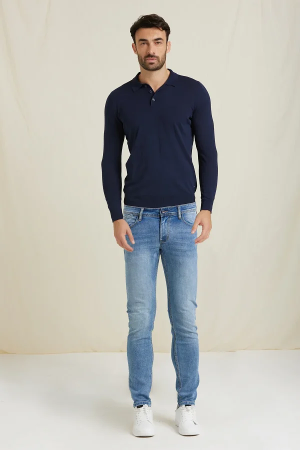 MIRKO-DENIM SKINNY LAVAGGIO MEDIO – UKE6906
