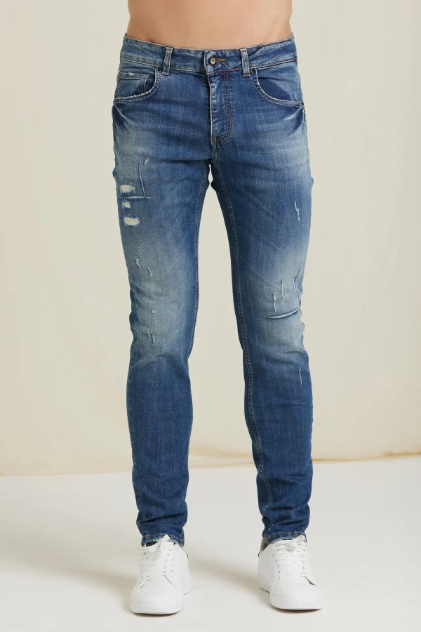 NEW YORK- DENIM CARROT CON ROTTURE – UKE7204