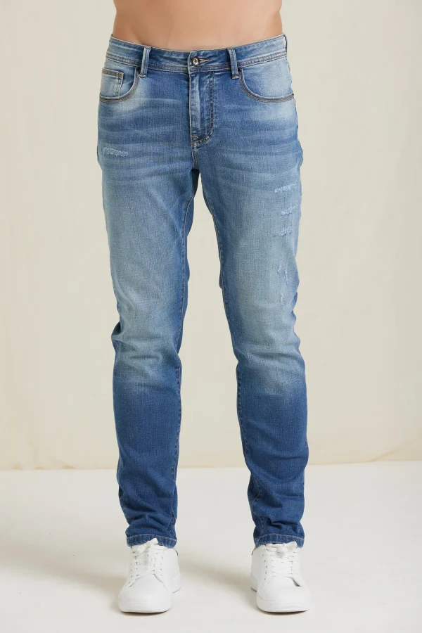 PETER-DENIM REGULAR CON ROTTURE – UKE7603