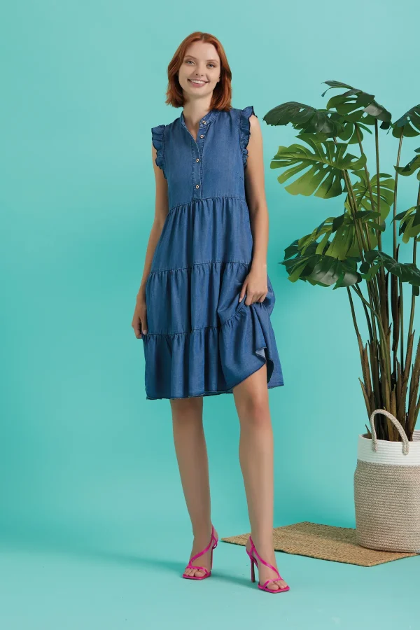 VESTITO IN TENCEL – DKE8529