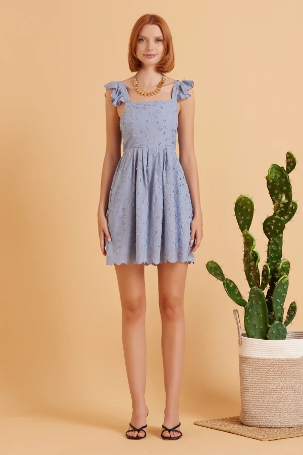 VESTITO CON DECORAZIONE IN RILIEVO – DKE8531