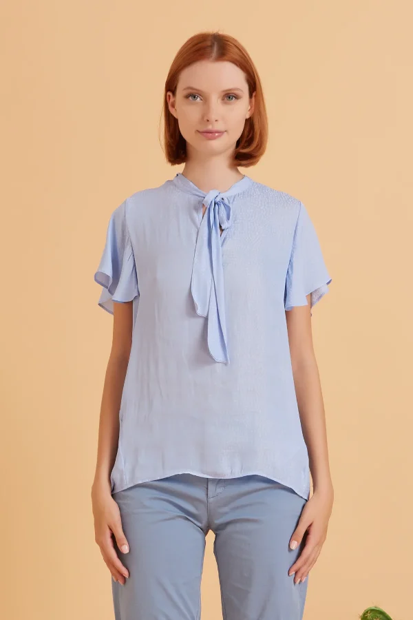 BLUSA TESSUTO JACQUARD – DKE8549