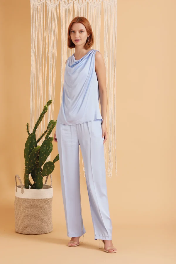 BLUSA IN RASO – DKE8609