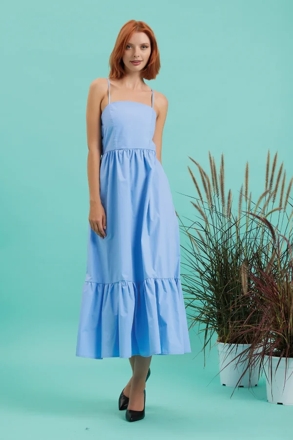 ABITO LUNGO IN POPELINE – DKE8652