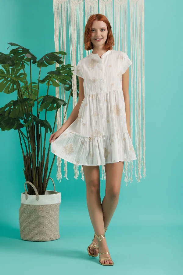 VESTITO CON RICAMI – DKE8703