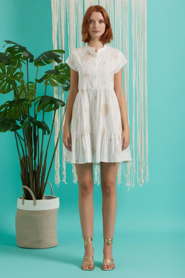 VESTITO CON RICAMI – DKE8703