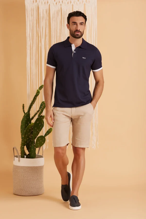 POLO CON DETTAGLIO SOTTO COLLO – UKE7051