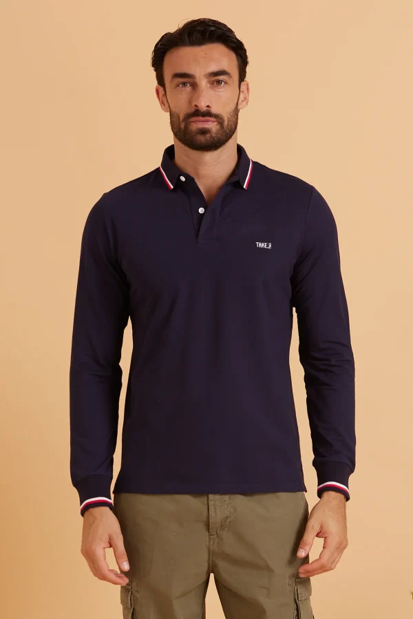 POLO ML CON DOPPIA RIGA COLLO E POLSO – UKE7057