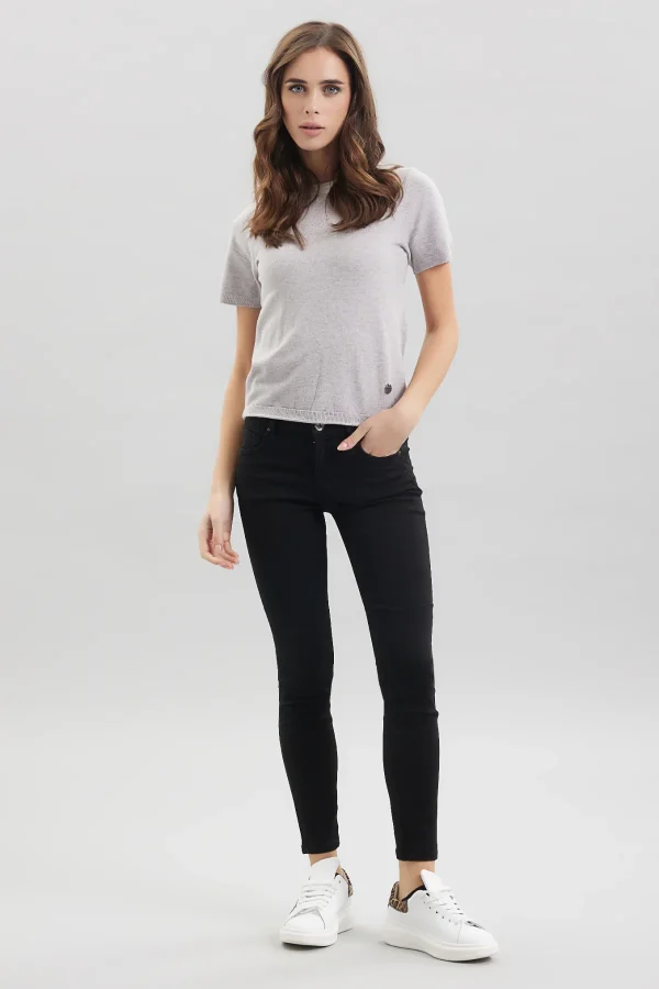 CARLA-BLACK DENIM PUSH UP – DT00208