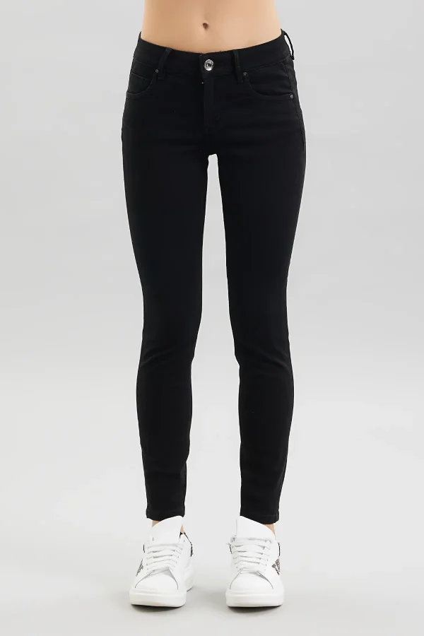 CARLA-BLACK DENIM PUSH UP – DT00208