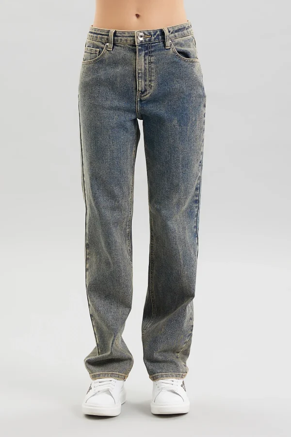 ALBA-DENIM REGULAR LAV.MEDIO SPORCATO – DT00214