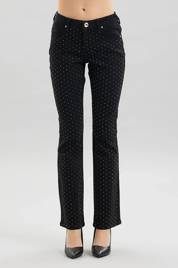 LAYRA-BLACK DENIM CON STRASS – DT00224