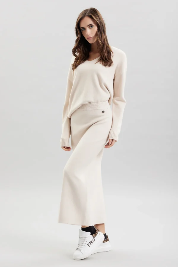 GONNA IN MAGLIA CHIUSA VISCOSA – DT00313