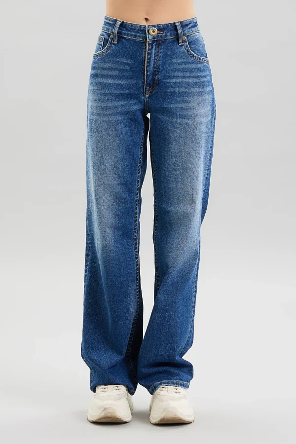 SENDAI-DENIM WIDE LEG LAV.MEDIO – DT00950