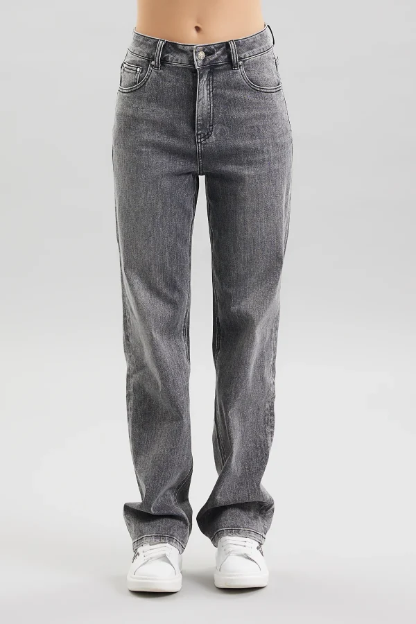 DOLL-DENIM FLARE GREY – DT01612