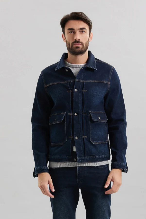 GIUBBINO IN DENIM ACCOPPIATO – UT00171