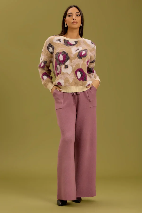 PANTALONE CON TASCHE IN MAGLIA CHIUSA – DT00310