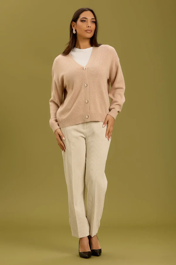 CARDIGAN AMPIO ANGORA CON BOTTONI – DT00343